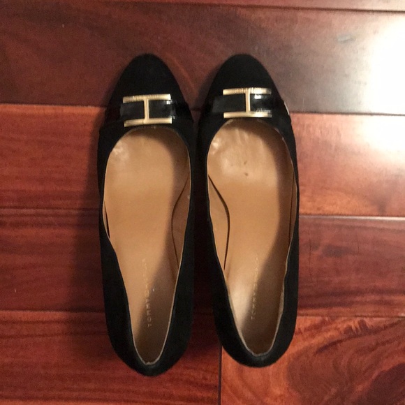 Tommy Hilfiger Black Wedges - Picture 1 of 3